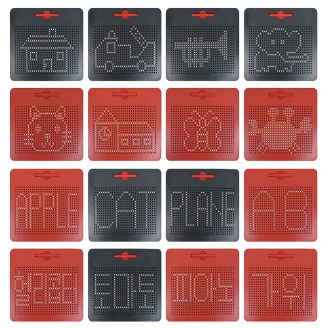 Magnetic Ball Sketch Pad Tablet With Magnet Pen Kids Learning Drawing Board Educational Toys For Children Adult Notebook Gift 5