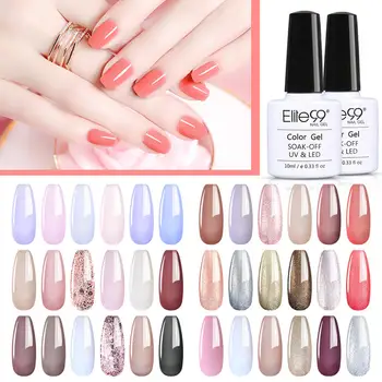 

Elite99 6 pieces/lot Gel Nail Polish Set Light Color Gel Polish For Manicure Hybrid Varnish Nail Art Paint Gellak Semi Permanent