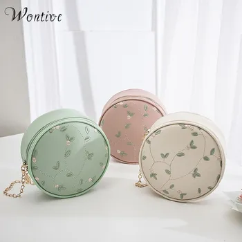

Women's Shoulder Bag Messenger Bag 2020 Summer New Embroidery Small Bag Korean Version of The Small Fresh Chain Shoulder Bag