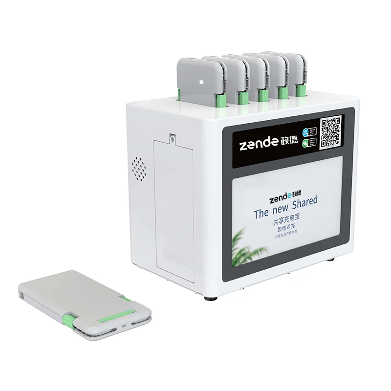 

5 slot hs code power bank suppliers APP Scan QR Code sharing mobile credit card power bank 5000 mah banks-software