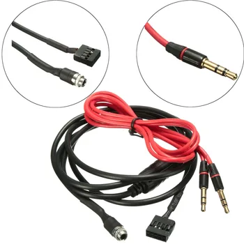 

Car 3.5mm AUX Input Mode Cable Female Dash Mountable Socket Aux-in Audio Adapter Cable for Phone for BMW E46 1998 - 2006 X5
