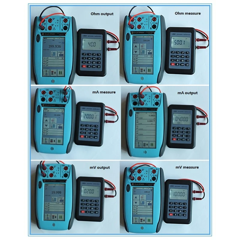 Lb02 Измеритель сопротивления напряжения 4-20Ma 0-10 В/мВ генератор сигналов Источник термопары Pt100 температура процесс тестер калибровки