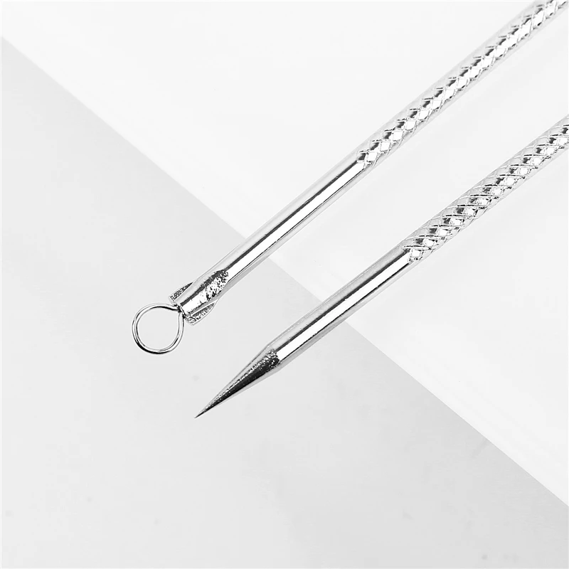 1PCS Silver Blackhead Comedone Acne Pimple Blemish Extractor Remover Stainless Needles Remove Tools Face Health Skin 4