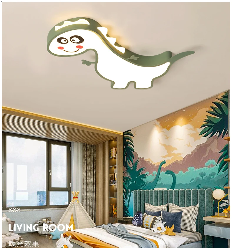 Modern led chandeliers light children room lights for kids baby home room pink blue green AC85-265V bedroom chandelier lamp