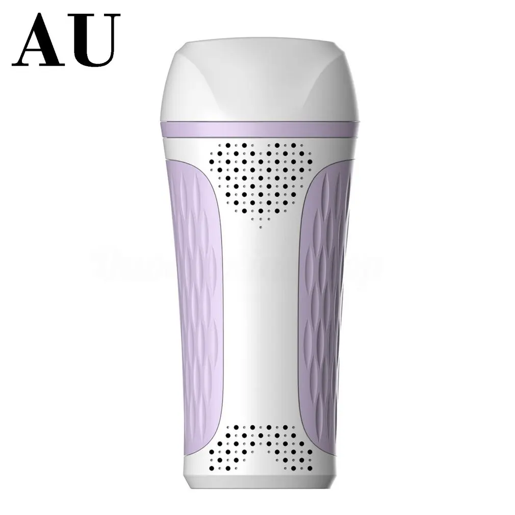Purple AU plug Электрический безболезненный Эпилятор унисекс IPL лазерная эпиляция Перманентный фотонный лазерный эпилятор подмышек - Цвет: Purple AU plug