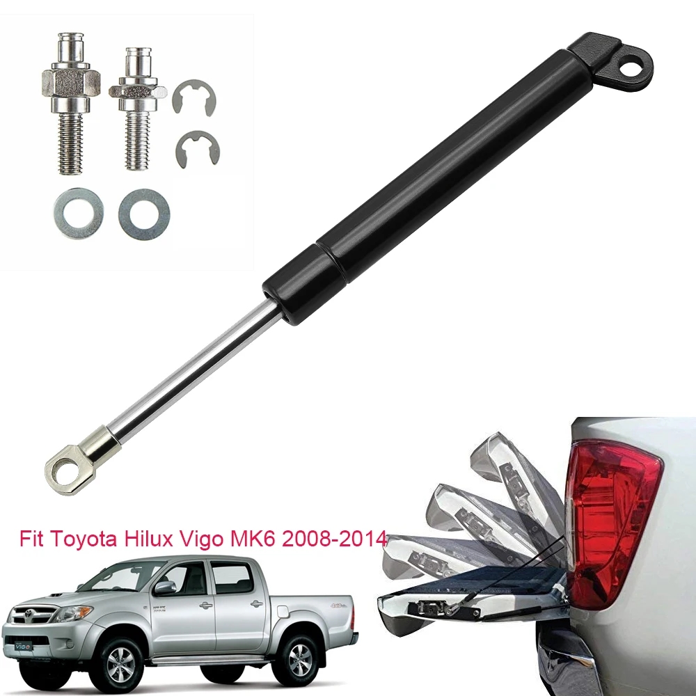 

1Pcs Tailgate Rear Liftgate Box Lift Trunk Boot Gas Struts Support Spring Shock StrutsFor Toyota Hilux Vigo MK6 2008-2014