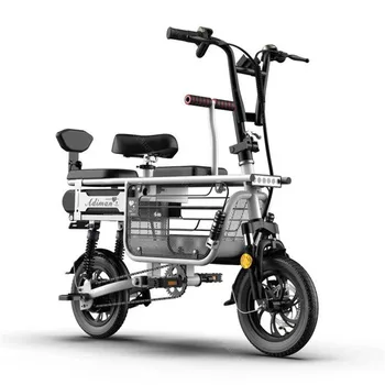 

Electric Bikes Adults Two Wheels Electric Bicycles 12 Inch 48V 350W Electric Scooter Bicycle For Girls With Removable Battery