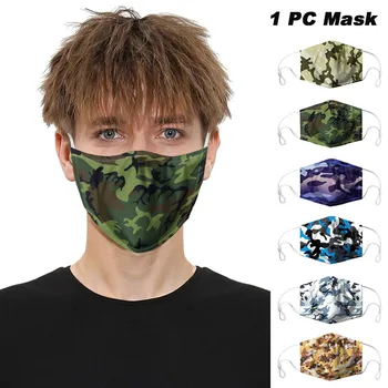 

1pc Cotton Black Mask Mouth Face Mask PM2.5 Dust Mouth Mask 1pc Activated Carbon Filter Mask Fabric Face Mask washable Care