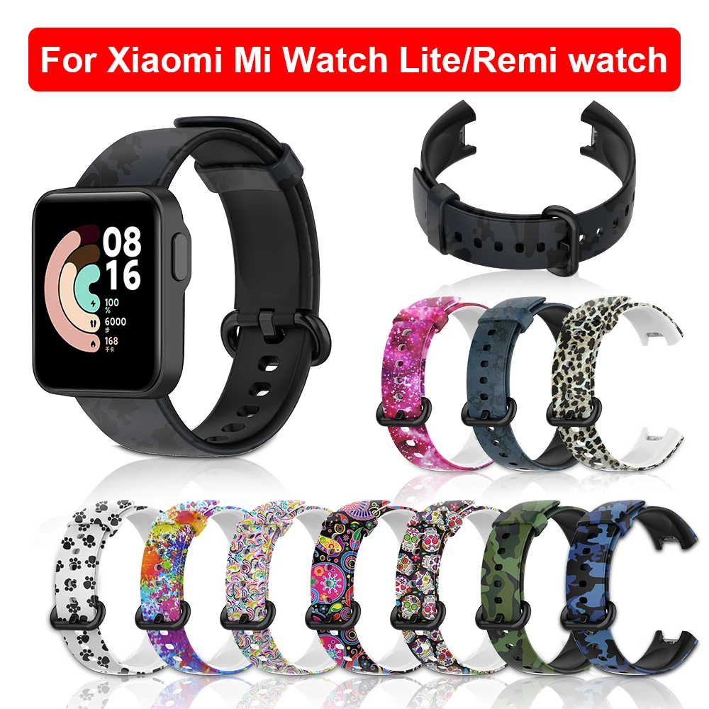 Сменный Браслет для Xiaomi Mi Watch Lite ремешок часов xiami Redmi Модный Цветной с камуфляжным