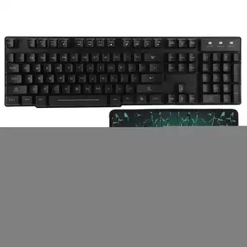

wireless keyboard mouse combo T3 Wireless Charging Gaming Luminous Colorful Keyboard Mouse Mat Set Computer Accessories Black
