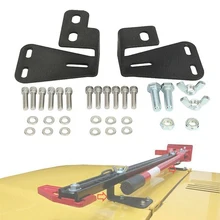 Прочный Автомобильный кронштейн капота, стальной высокий подъемный домкрат, крепление на шарнире, замена с винтами, держатель Лопаты Для Wrangler K8D6