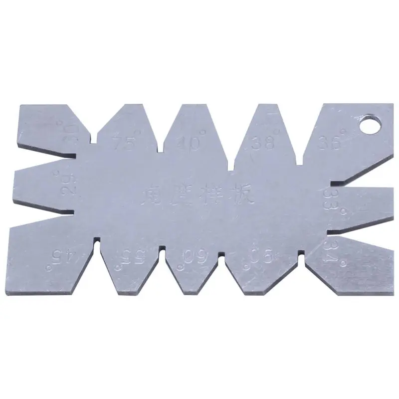 Stainless Steel Screw thread Cutting angle gage Gauge Measuring Tool