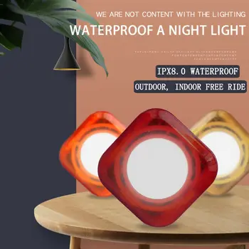 

Multi-functional LED Waterproof Small Night Light with 5 light models Supports USB charging for closet lighting Outdoor