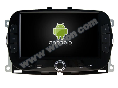 WITSON Android 9,0 ips HD экран Автомобильный мультимедийный для FIAT 500- gps 4 Гб ram+ 64 Гб FLASH 8 Octa Core+ DVR/wifi+ DSP+ DAB+ OBD