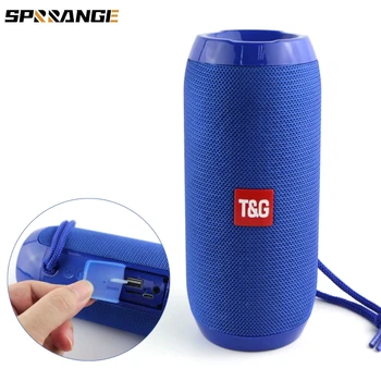 

Portable Bluetooth Speaker Wireless Bass Column Waterproof Outdoor USB Speakers Support AUX TF Subwoofer Loudspeaker TG117