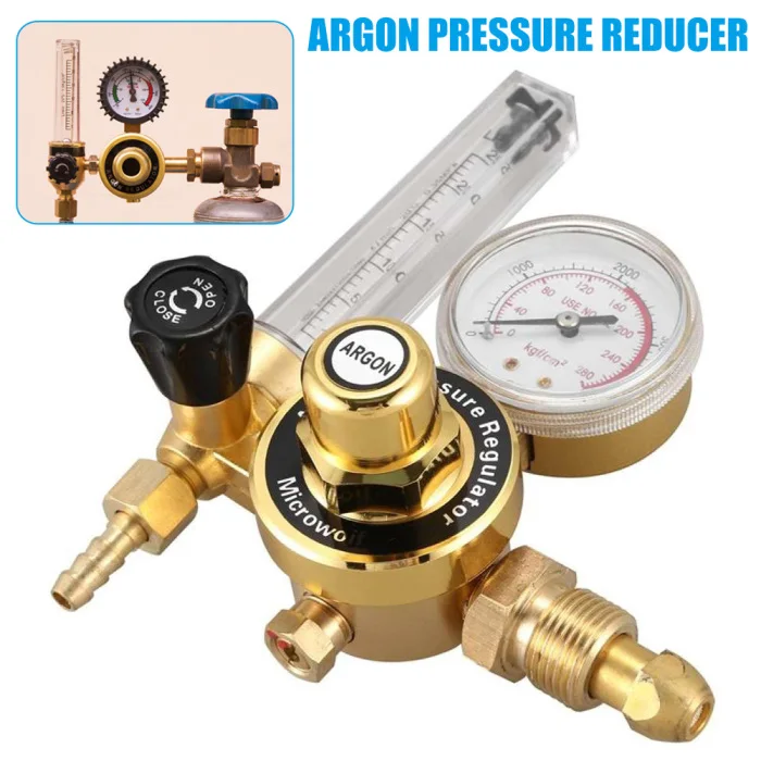 Редуктор Давления Аргона с наружной резьбой, расходомер, контрольные клапаны, однотрубный регулятор ALI88