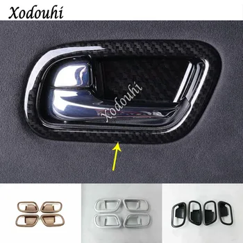 

For Nissan Patrol 2017 2018 2019 2020 Car Body Armrest Lift Button Inner Door Window Glass Switch Panel Cover Trim Frame 4pcs
