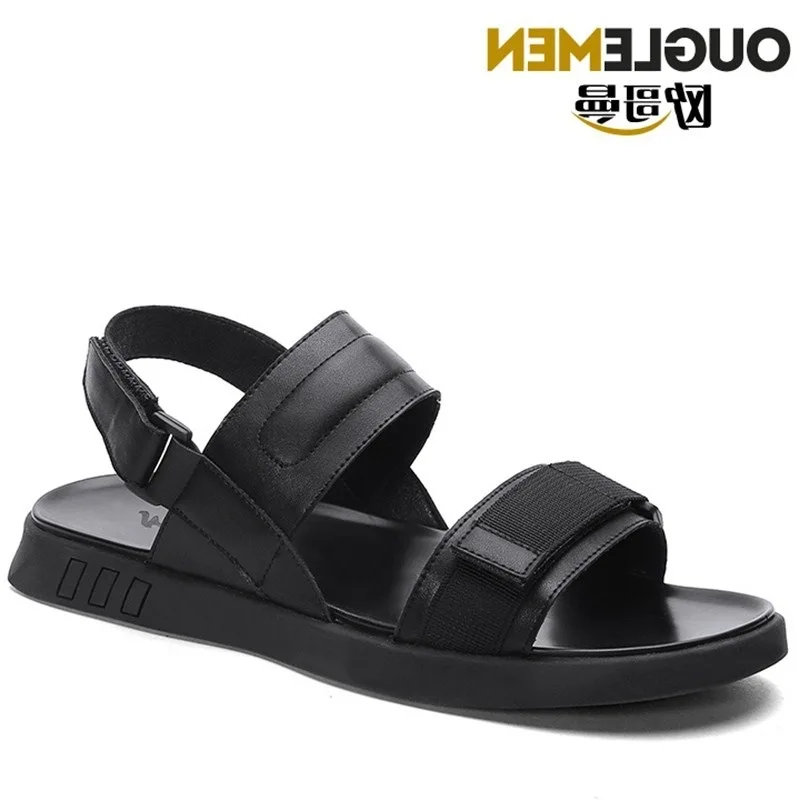 

Summer Men Slippers Dual Purpose-Style Outer Wear Sandals Korean-style Trend Anti-slip Soft-Sole Cool