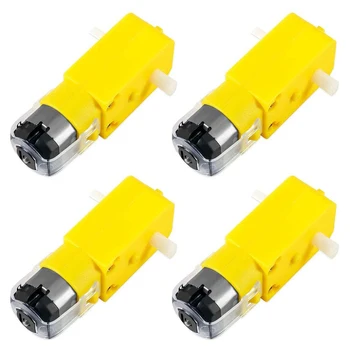 

4Pcs DC Electric TT Motor 3V-6V Gear Motor Dual Shaft for Smart Car Robot Arduino DIY Kit