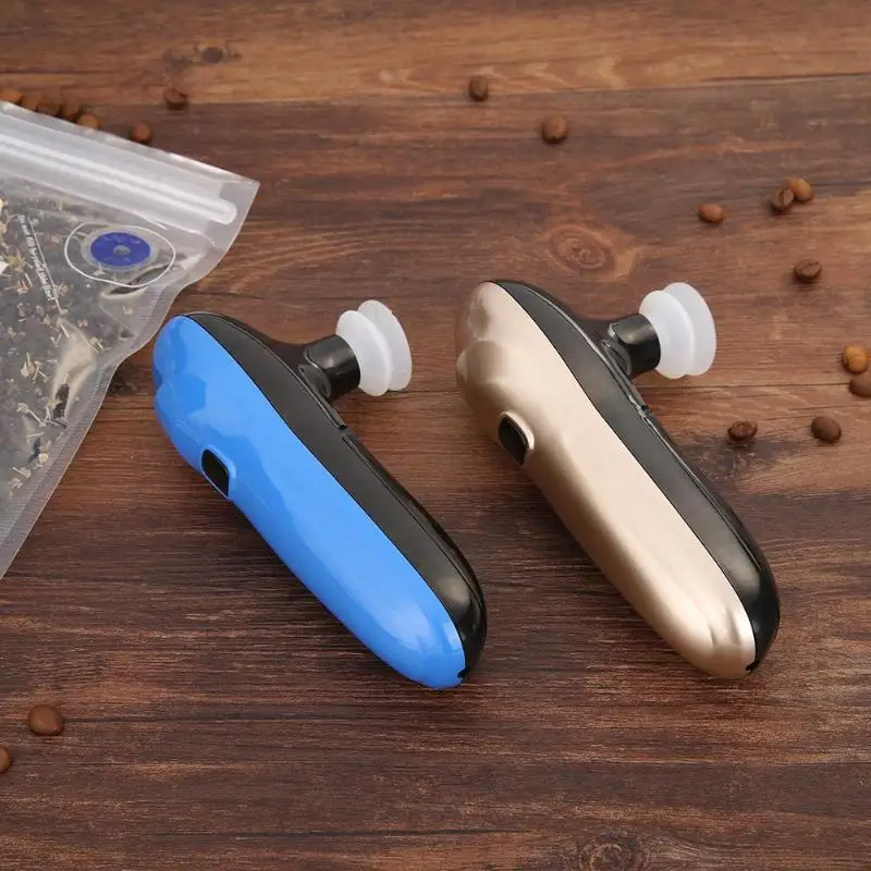 Электрический вакуумный упаковщик машина USB ручной для дома Кухня Еда запайки инструмент Вакуумное сохранение семьи приготовленные продукты