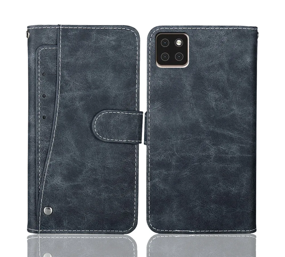 

Luxury Wallet Cubot X20 pro Case 6.3" Vintage Flip Leather Cases Business Protective Cover With Front Card Slots Phone Book