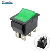 KCD4 On-Off-On 6P / On-Off 4P Latching Rocker Switch 15A 250VAC ► Photo 2/6