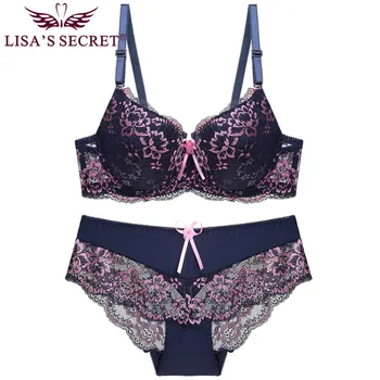 

Sexy Intimates Women Bra Brief Set BC Cup Underwear Set See Through Panty Brassiere Fashion Lace Embroidery Bra Girls Lingeries
