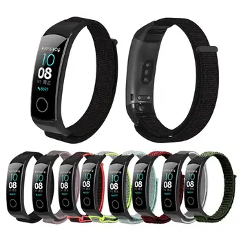 

Replacement Durable Nylon Loop Wristband Smart Watch Band Wrist Strap for Huawei Honor Band 5/4 Bracelet Accessories