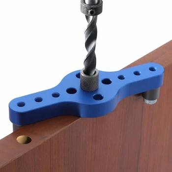 

High Quality Hole Locator Aluminum Alloy Round Stick Auxiliary Punching Woodworking Tools Puncher Woodworking Hole Puncher