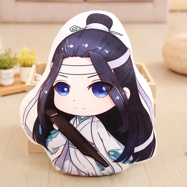 Mo Dao Zu Shi Q Version Style Movies Anime Pillow Stuffed Plush Toy Mo Dao Zu Shi Doll Home Decoration Cushion Pillow Plush Toy