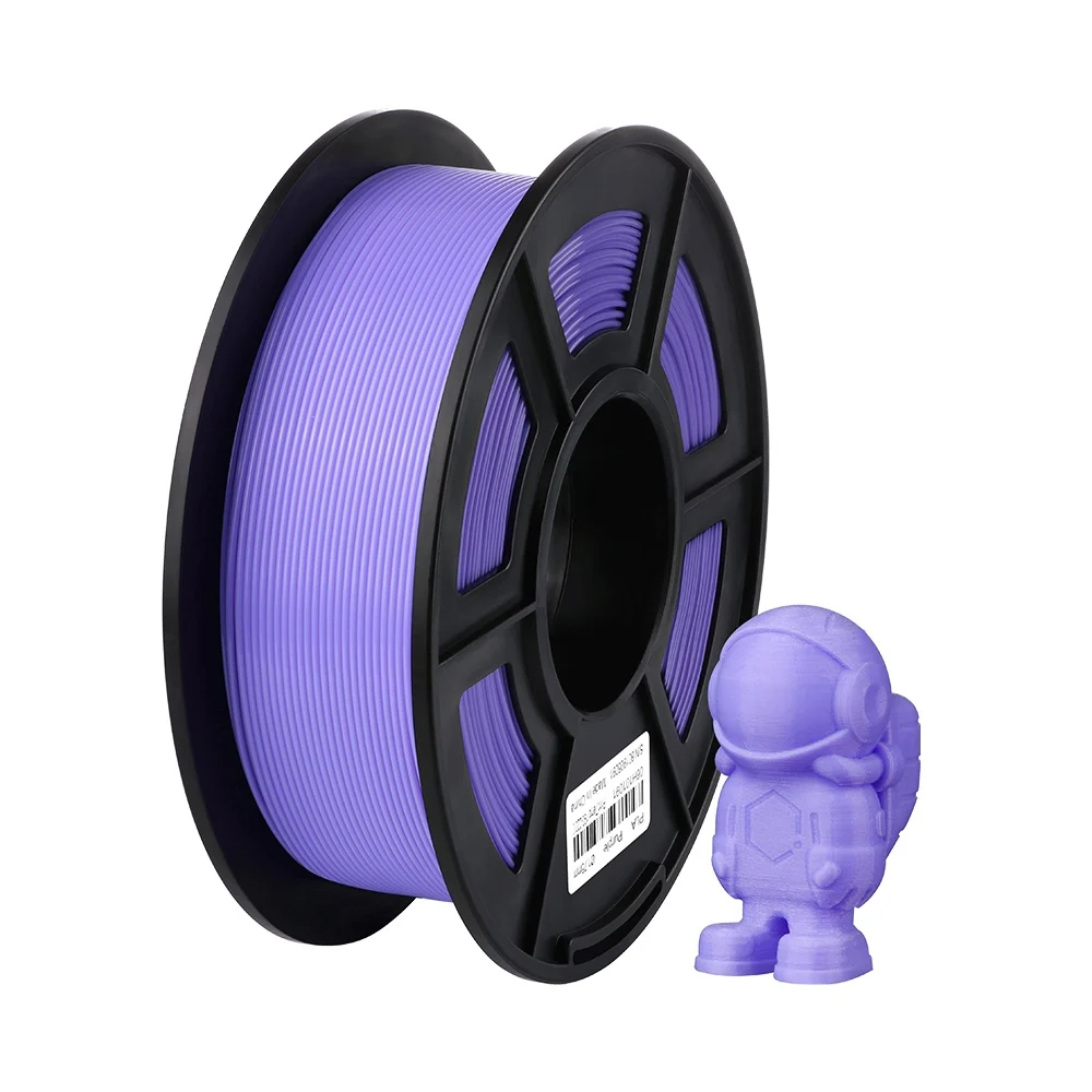 ANYCUBIC PLA Филамент 1,75 мм пластик для 3d принтера 1 кг/рулон аккуратная катушка без запутывания печати гладкий материал для печати - Цвет: Фиолетовый