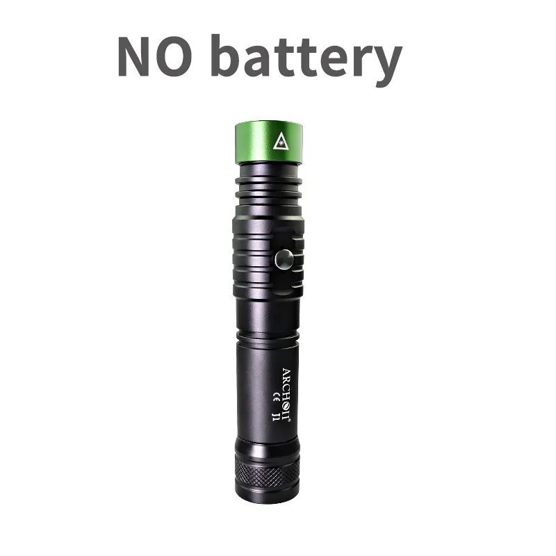 ARCHON J1 100 м лазерная указка для дайвинга, зеленая лазерная указка, мощный светодиодный тактический лазерный фонарик 18650 батарея, опционально - Испускаемый цвет: Single lamp