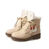 Botas cortas con plataforma de conejo, zapatos japoneses de Lolita para invierno ► Foto 2/6