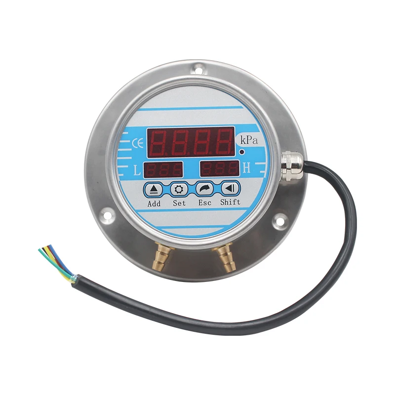Wireless Digital Differential Pressure Gauge Water/oil/air 420ma