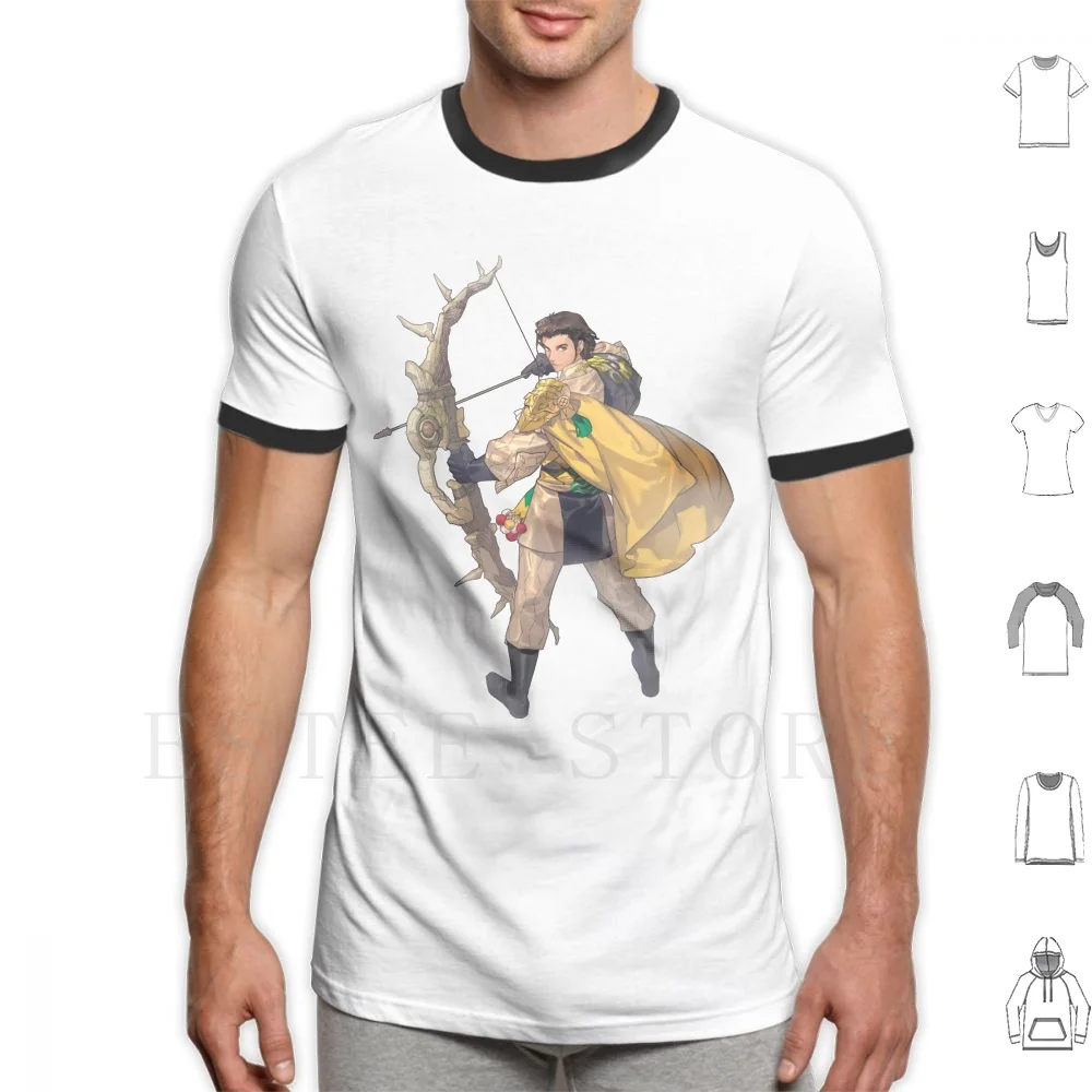 Fire Emblem Three Houses-T-Shirt Claude Cotton Men Diy Print Fire Emblem Three Householes Paul Edelguard Pietre Sacre