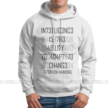 

Men Sweatshirt Adapt Or Die Encoded Cotton Normal Leisure Hoodies Hoodie Shirt