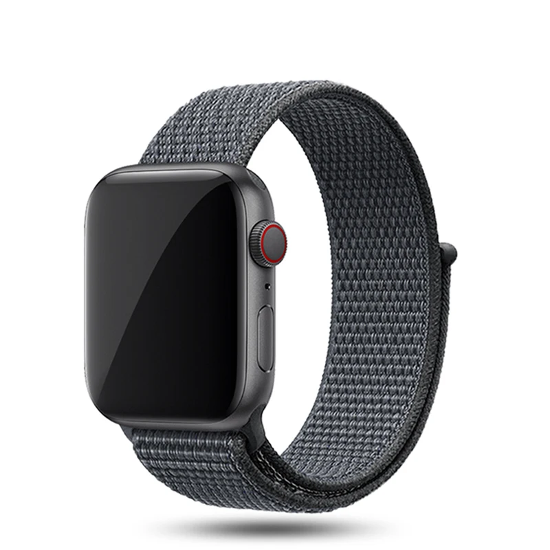 color26 Ремешок для Apple Watch, ремешок для Apple Watch 5, 4, 3, ремешок 44 мм/40 мм, спортивный ремешок Iwatch 5, 42 мм, 38 мм, нейлоновый ремешок для часов Correa Pulseira - Цвет ремешка: color26