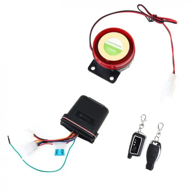 FEYCH Motorcycle Motorbike Scooter Anti-theft Security Remote Vibration Sensor Alarm MTF02