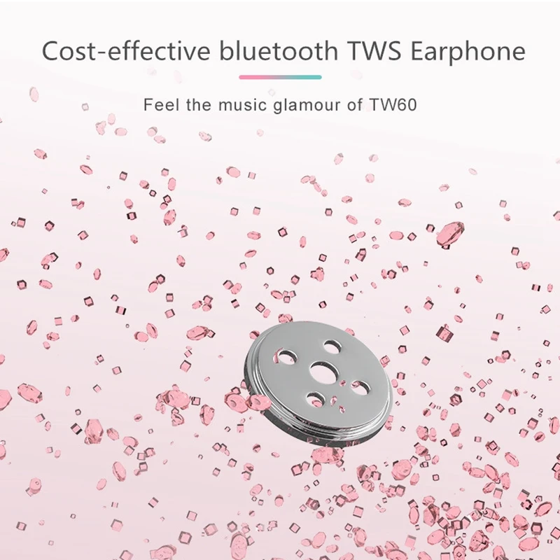 LEORY TW60 TWS беспроводные Bluetooth наушники Hi-Fi стерео наушники сенсорное управление музыкальная Спортивная гарнитура с микрофоном зарядная коробка