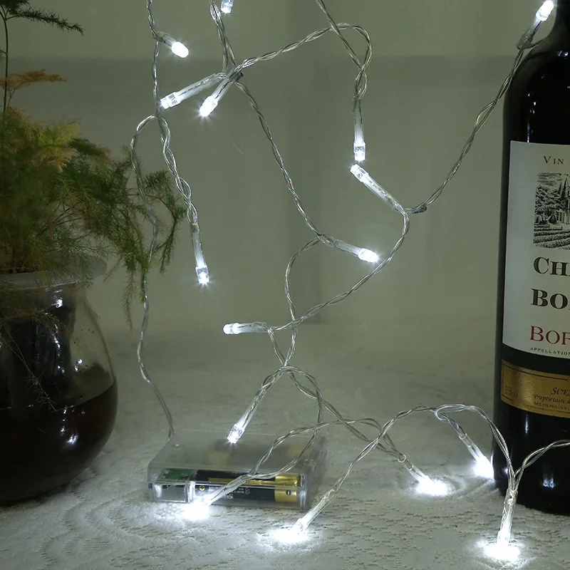 LED Battery Light Creative Wedding Holiday Lights Lighting Chain Outdoor Decoration Decorative Stars Spring Festival Colorful Li