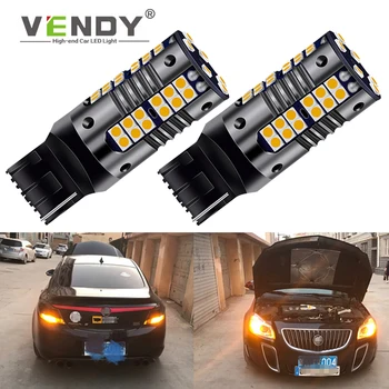 

2x Canbus LED Turn Signal Light PY21W BAU15S BA15S WY21W For nissan qashqai j11 j10 juke x trail t32 t31 primera p12 navara d40