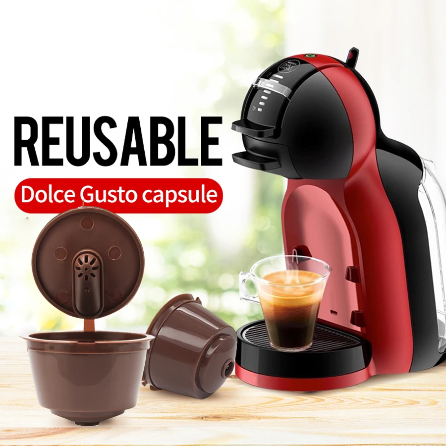 Многоразовая кофейная капсула Dolce Gusto Кофеварка из нержавеющей стали для Nescafe Machine