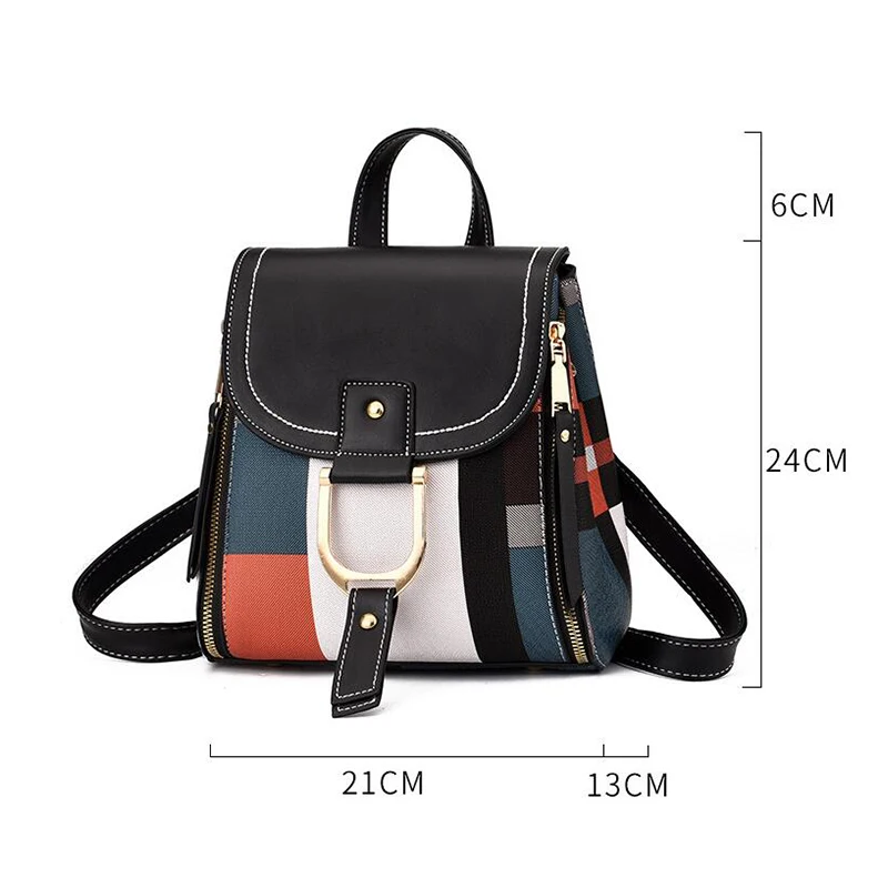 Высококачественный Женский рюкзак из искусственной кожи, сумка для девочек-подростков, школьная сумка на плечо, многофункциональная сумка-рюкзак, ручная сумка через плечо