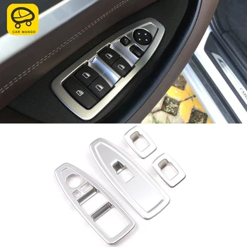 

CarManGo Auto Car Accessorie Window Control Panel Button Trim Frame Sticker Interior Decoration Molding for BMW X1 F48 2016-2020