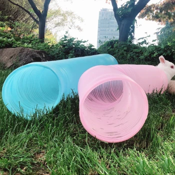 

Pet Tunnel Creative Fashion Plastic Hamster Tunnel Pet Play Toy For Small Pets 2 Colors Can Choose Pet Supplies