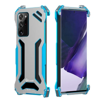 

R-Just Armor Metal Phone Case For Samsung Galaxy Note 20 Shockproof Metal Aluminum Back Cover For Samsung Galaxy Note 20 Ultra