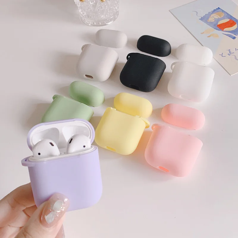 

For Airpods Case Soft Silicone TPU Thin Headphone Earphone Case for Apple Airpod 2 Case Wireless Bluetooth Headset Protect Cover