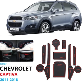 

Anti-Slip Rubber Gate Slot Cup Mat For Chevrolet Captiva 2011 2012 2013 2014 2015 2016 2017 2018 Door Groove Mat Stickers