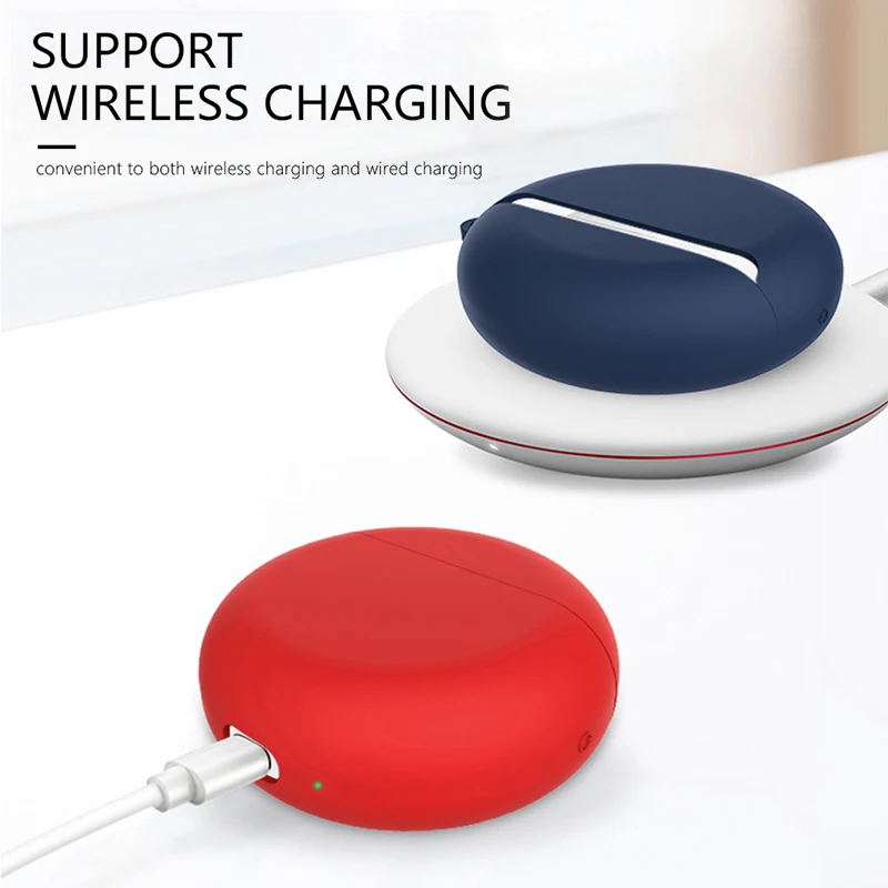 Оригинальный силиконовый чехол для Huawei FreeBuds 3 разноцветный Защитный Тонкий FreeBuds3