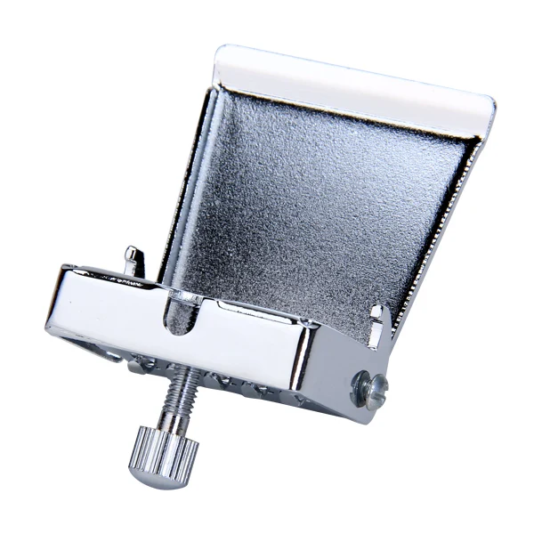 Chrome Clamshell Tailpiece Plate for 5 String Banjo+Single Leg Banjo Armrest